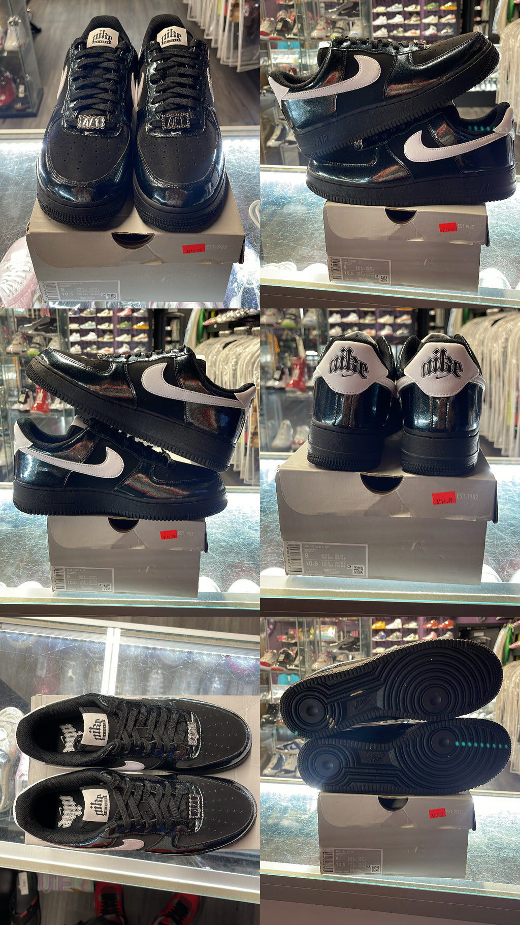 2026 Nike Air Force 1 Low '07 LV8 "Glam Rock Black White"