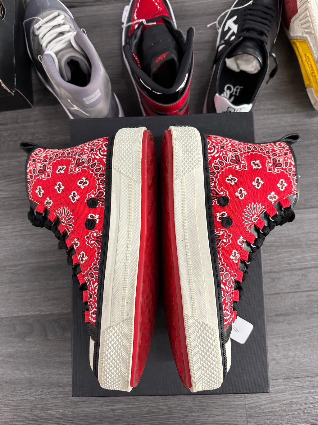 Amiri Court High "Bandana Red"