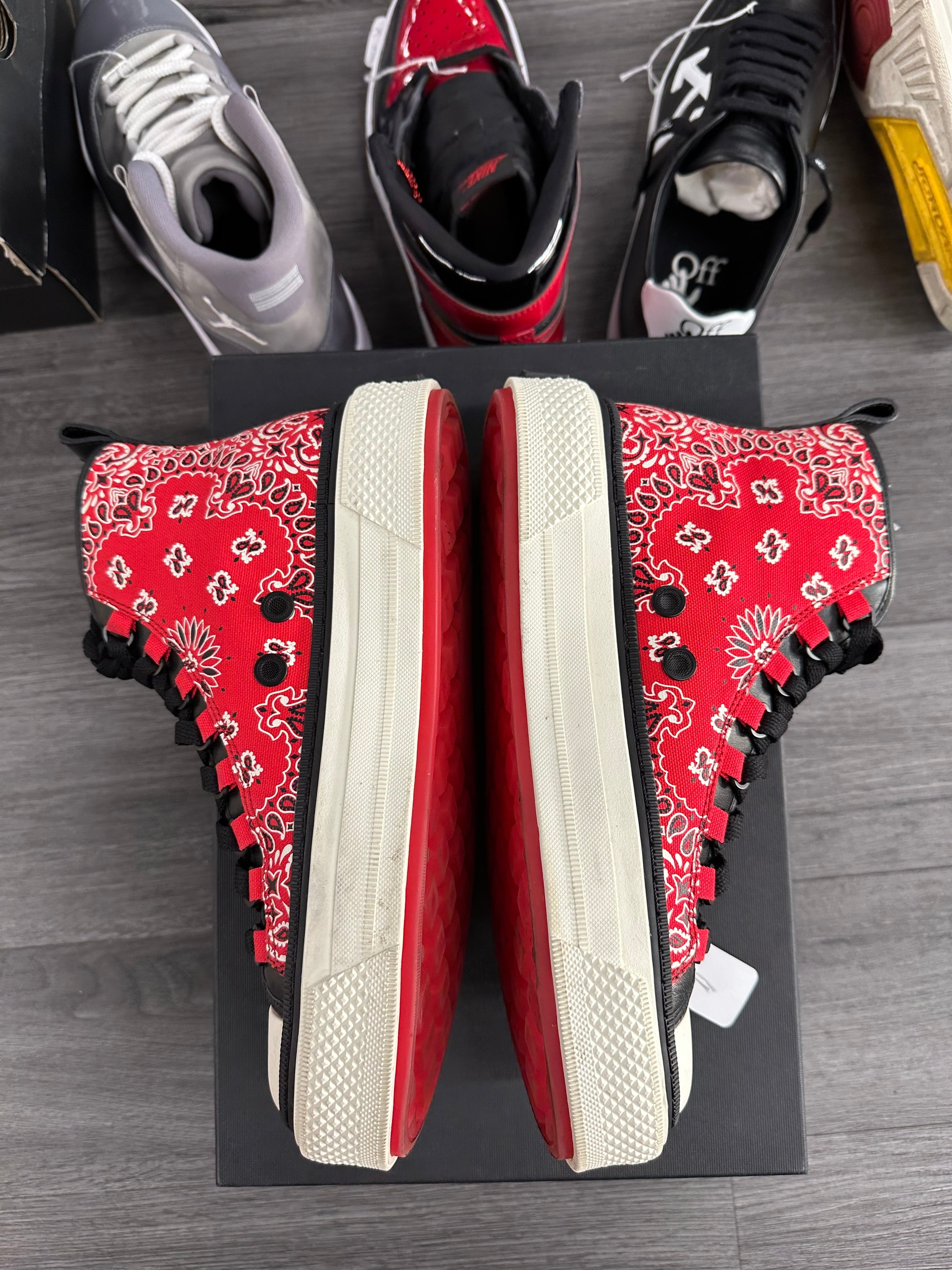 Amiri Court High "Bandana Red"