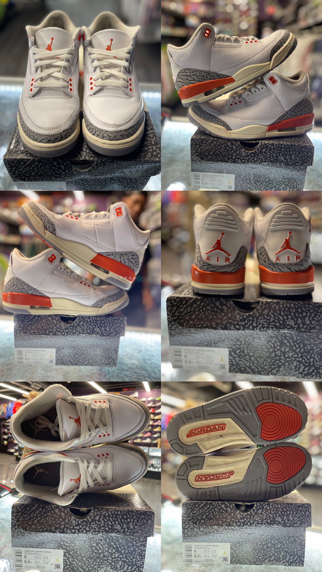 2024 Air Jordan Retro 3 "Georgia Peach" (W)