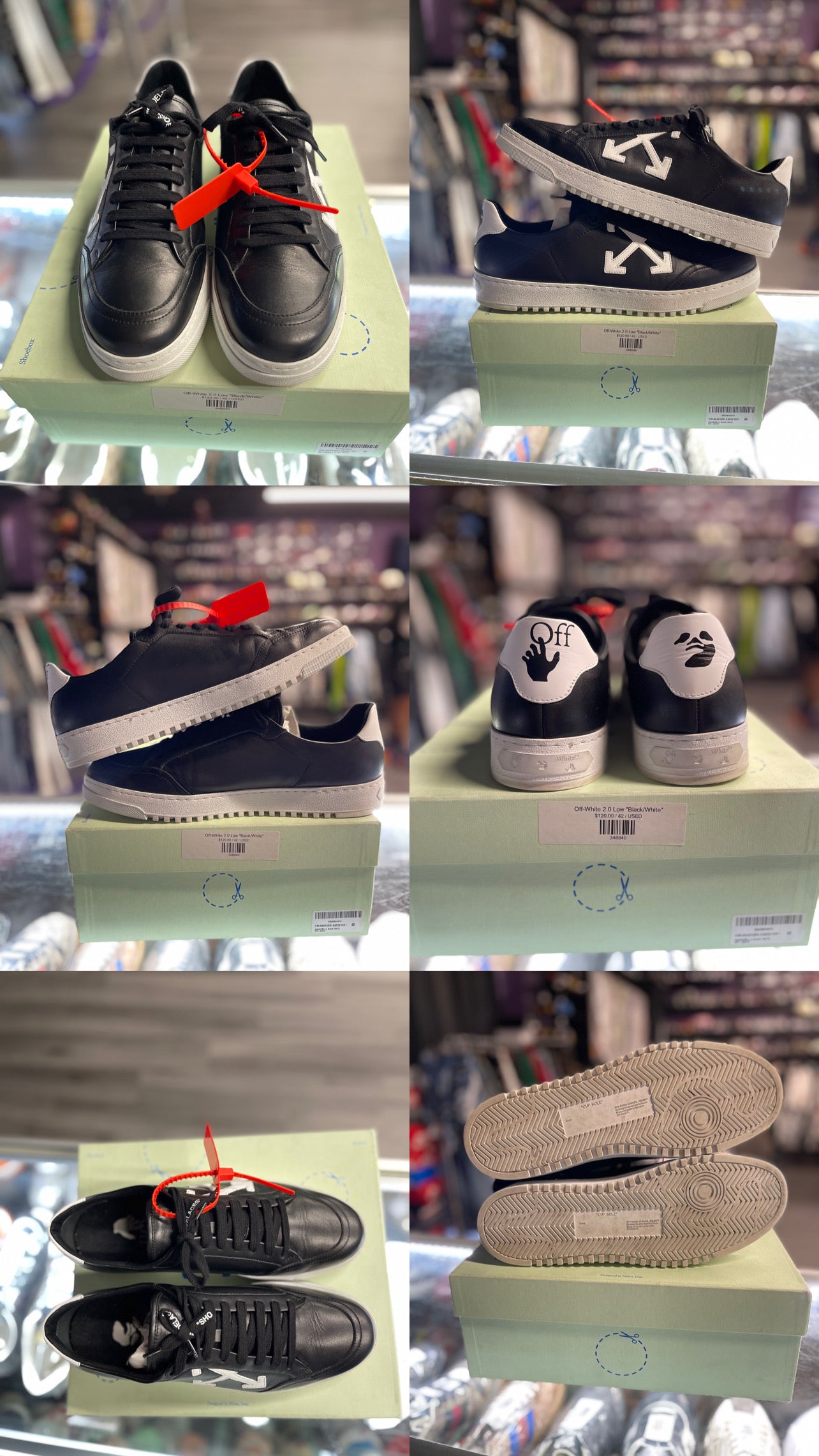 Off-White 2.0 Low "Black/White"