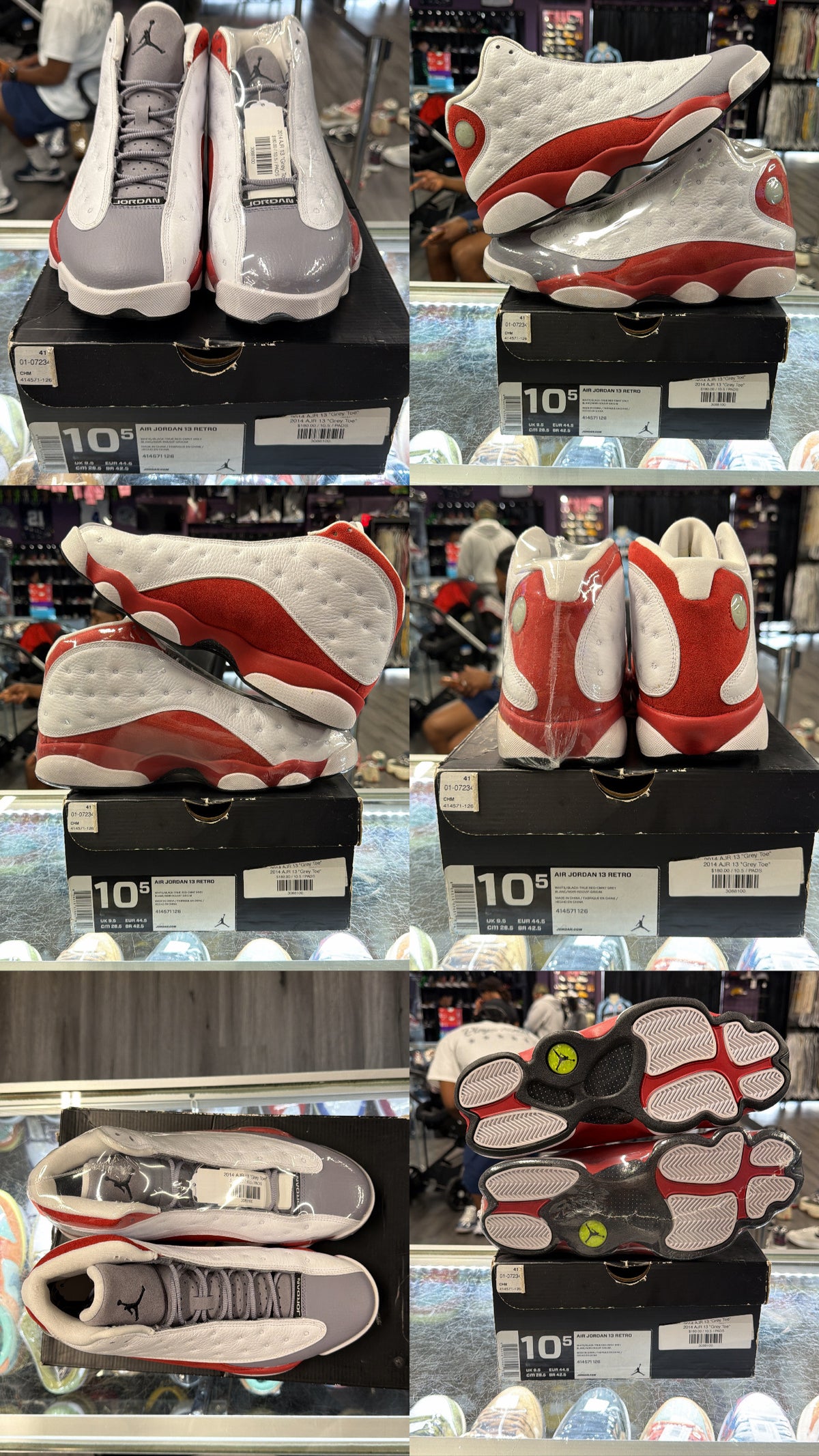 2014 Air Jordan Retro 13 "Grey Toe"