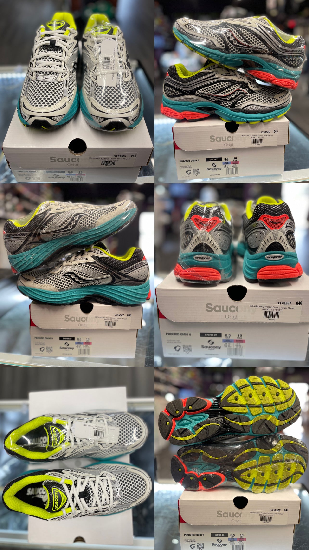 2025 Saucony ProGrid Omni 9 "Silver Mutant"