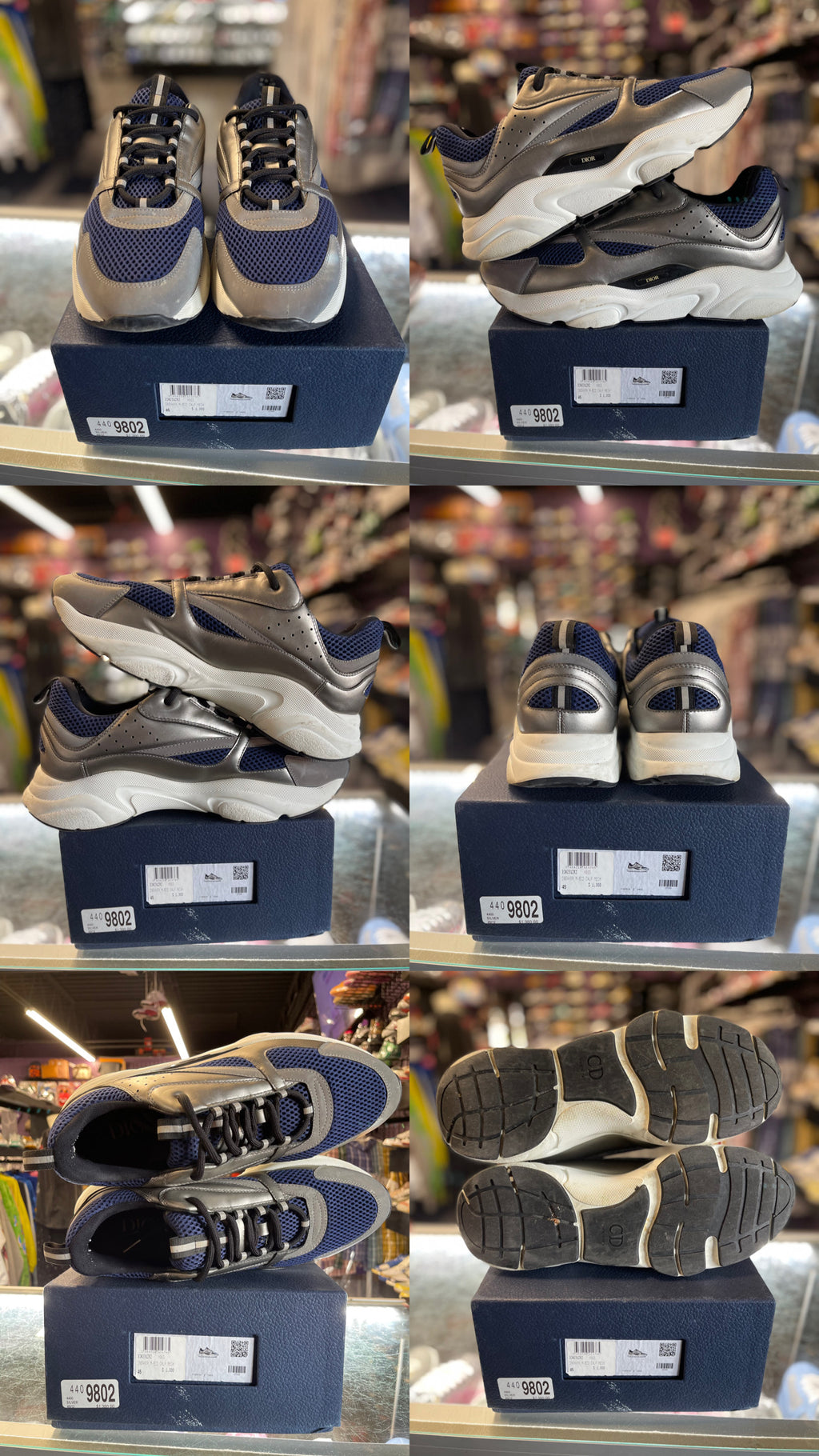 Christian Dior B22 "Blue/Silver"