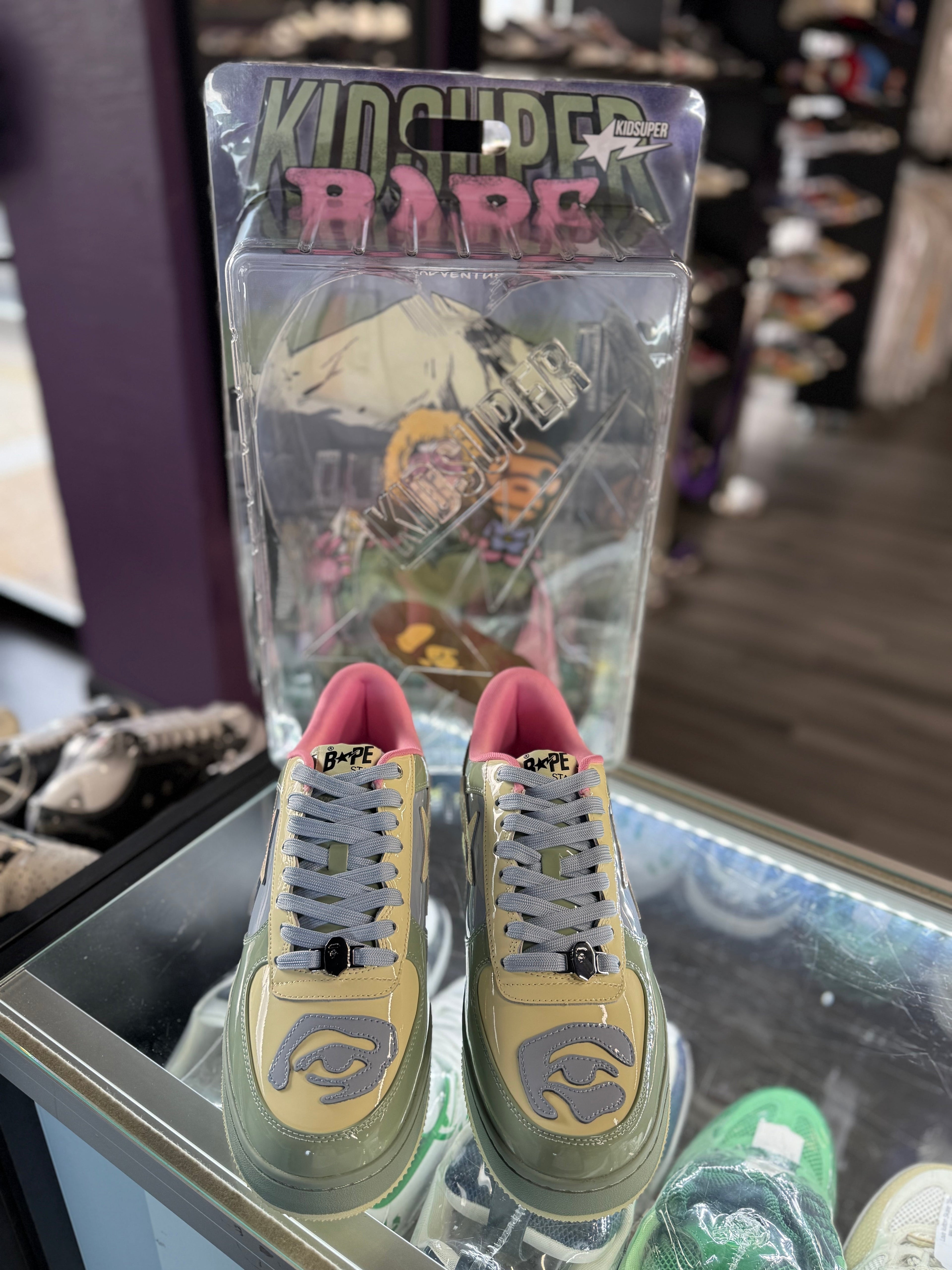 A Bathing Ape Bape Sta "KidSuper Green"