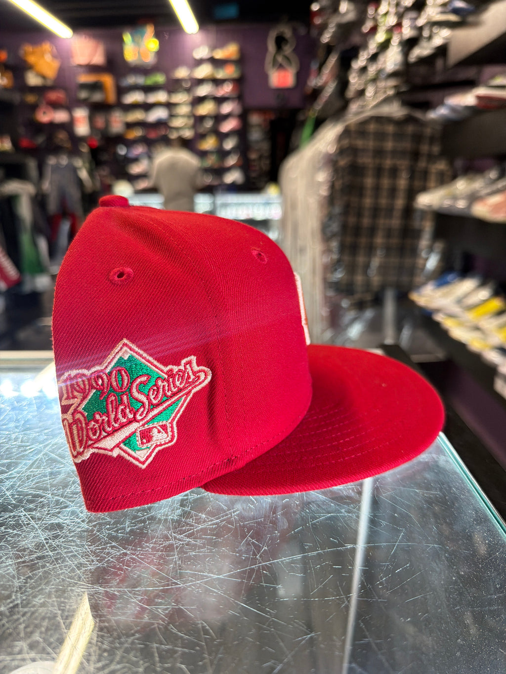New Era 59FIFTY fitted hat “Cincinnati Red Pink Monochromatic Accent”