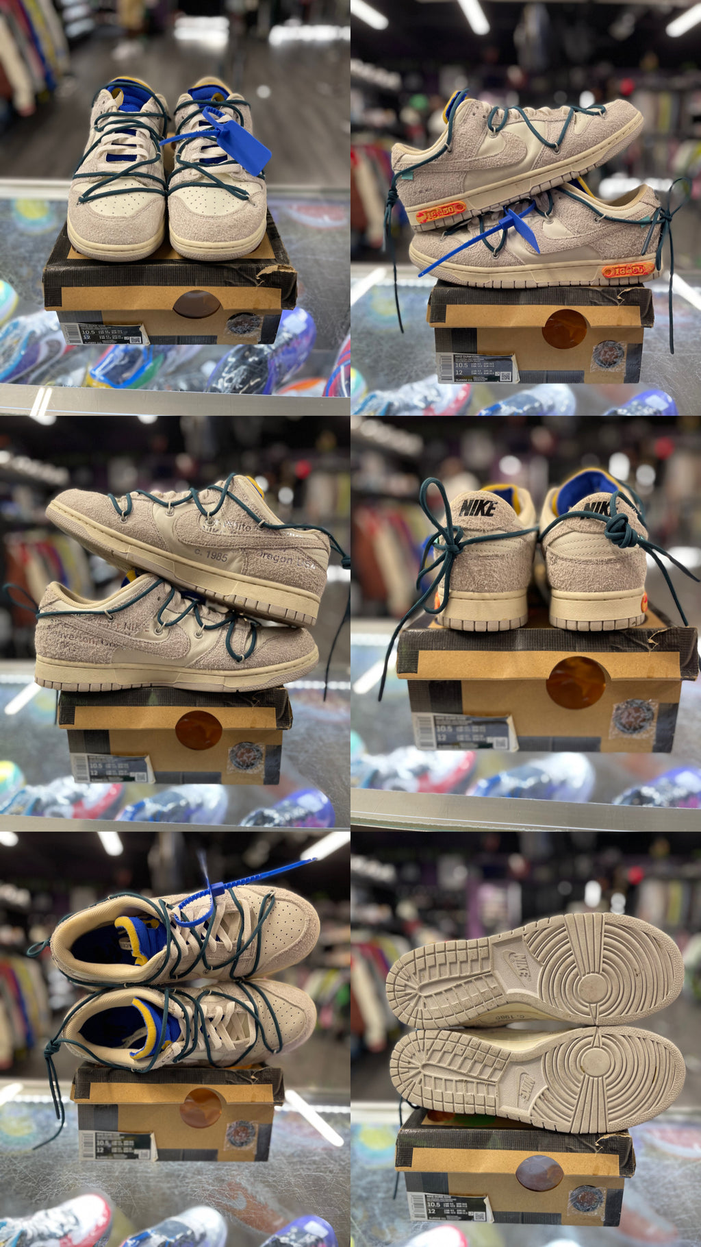 2021 Nike Dunk Low "Off-White Lot 16"