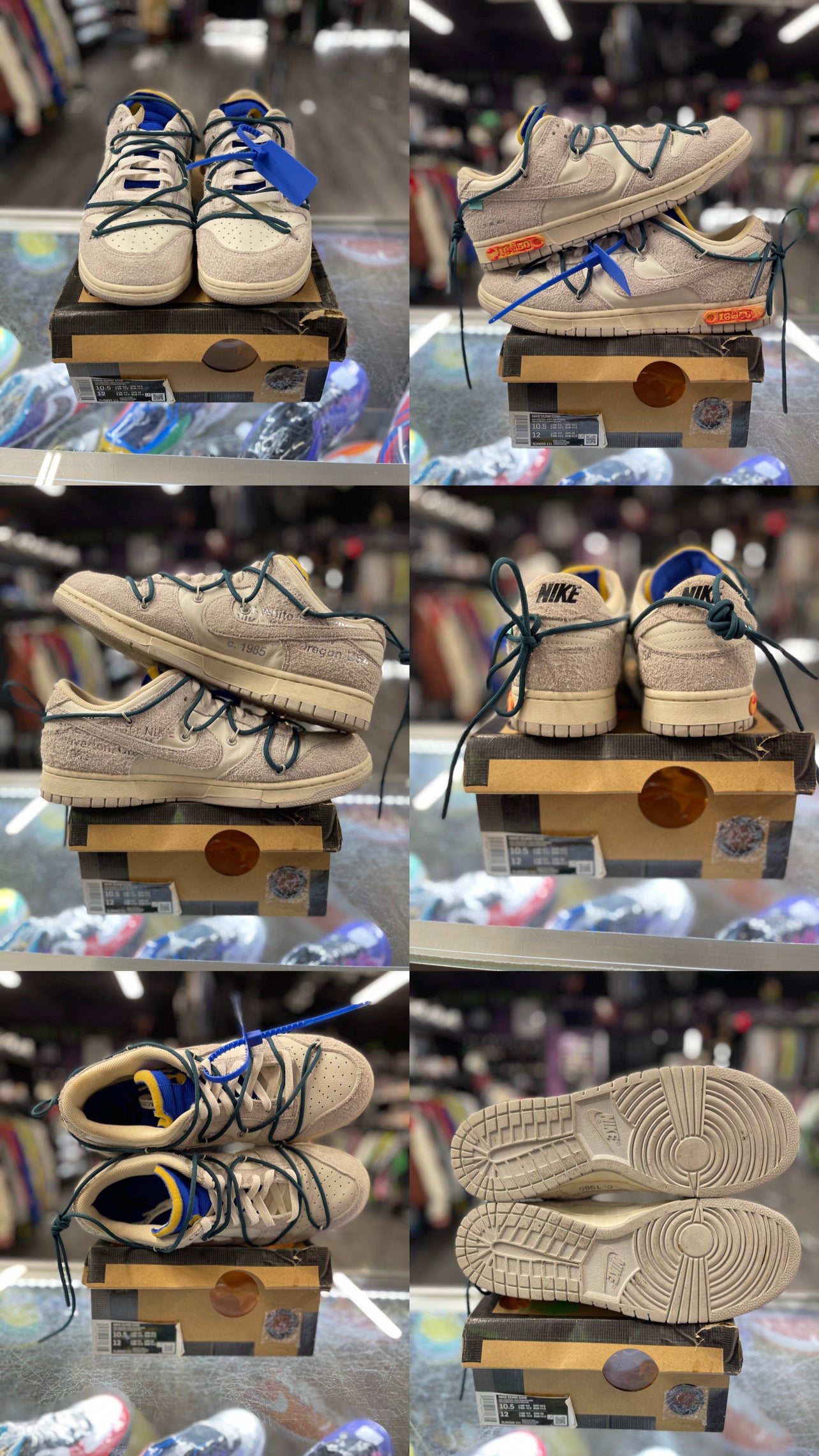 2021 Nike Dunk Low "Off-White Lot 16"