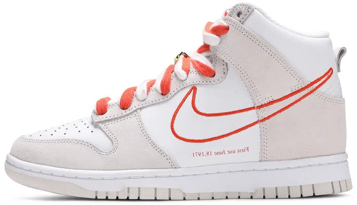 2021 Nike Dunk High "First Use White Sail Orange" (W)