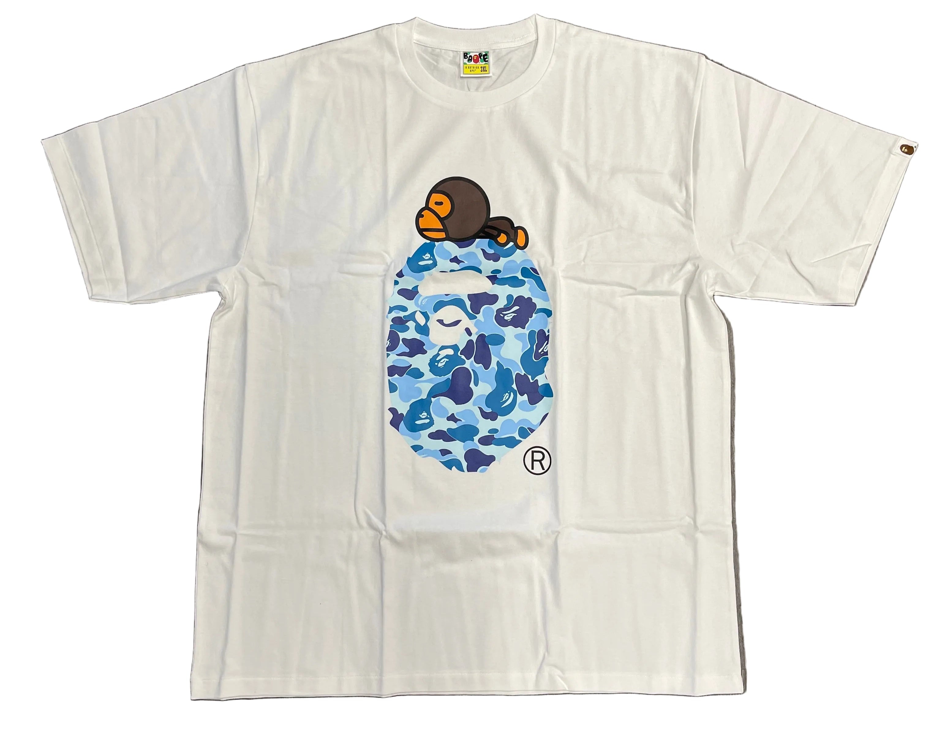 Bape Tee Milo Blue Camo