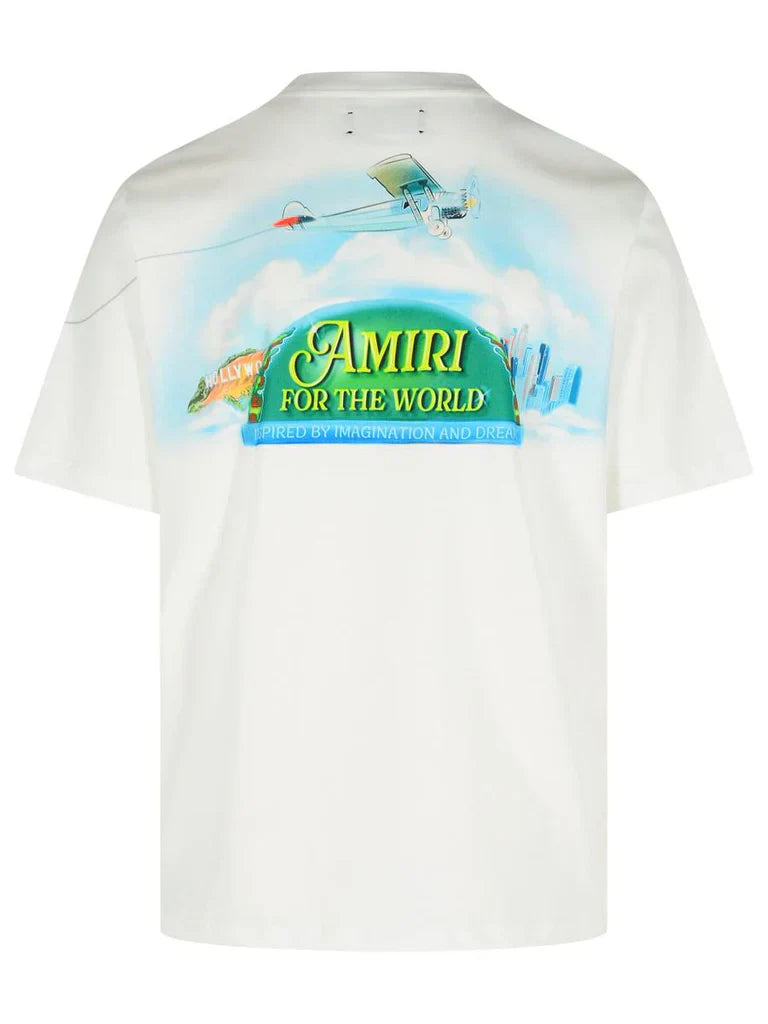 Amiri Tee "For The World - White"