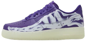 2022 Nike Air Force 1 Low "Purple Skeleton"