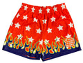 Eric Emanuel EE "Orange Flame Shorts"