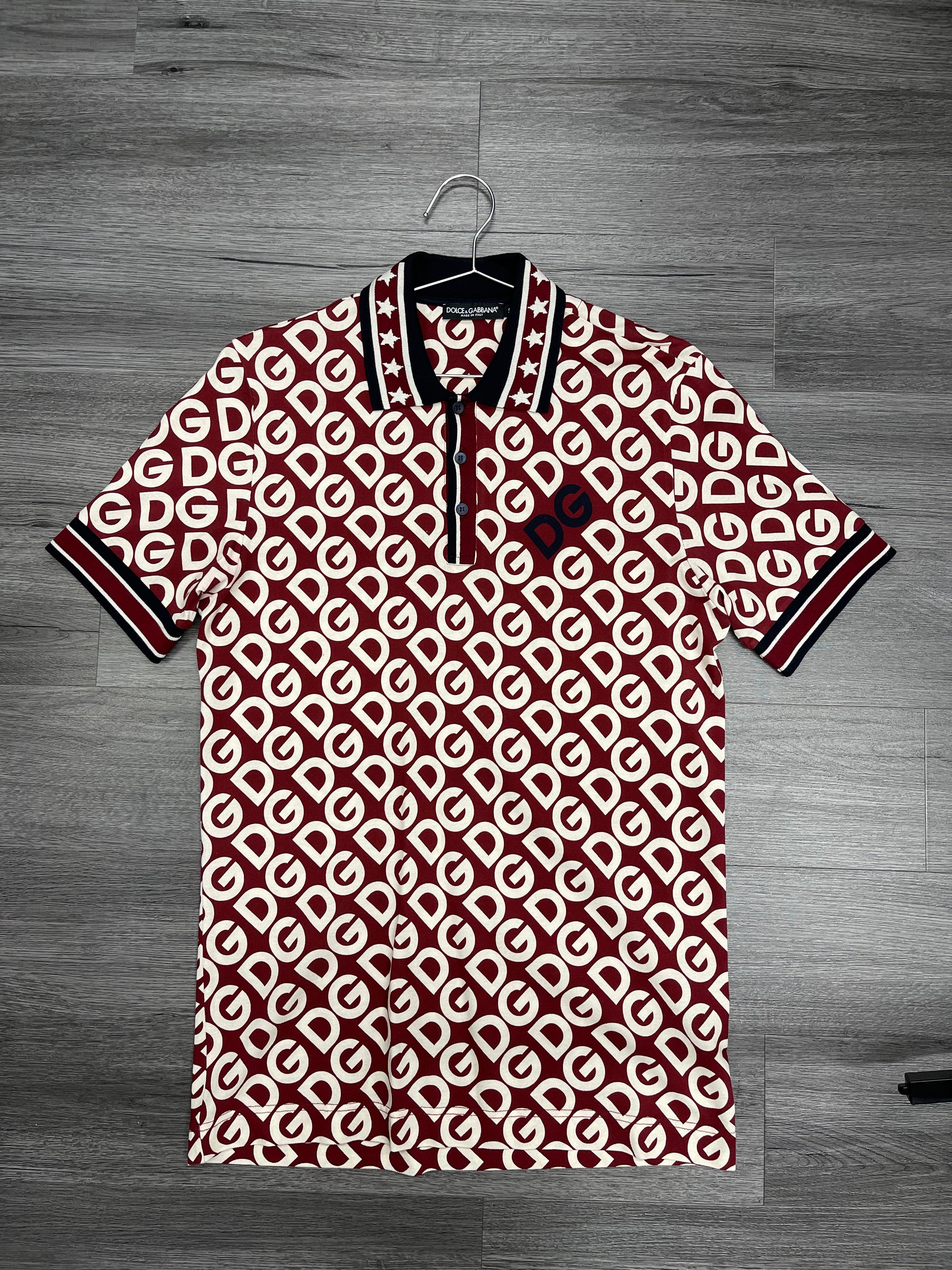 Dolce & Gabbana Collar Shirt "Maroon"