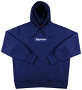 Supreme Hoodie Box logo "Washed Navy"