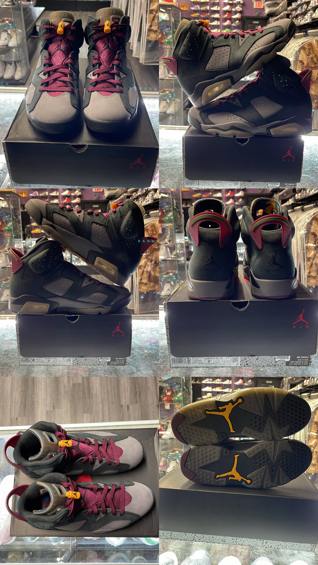 2021 Air Jordan Retro 6 "Bordeaux"