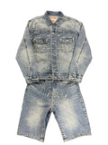 True Religion Denim Double Stitch Set "Light Wash"
