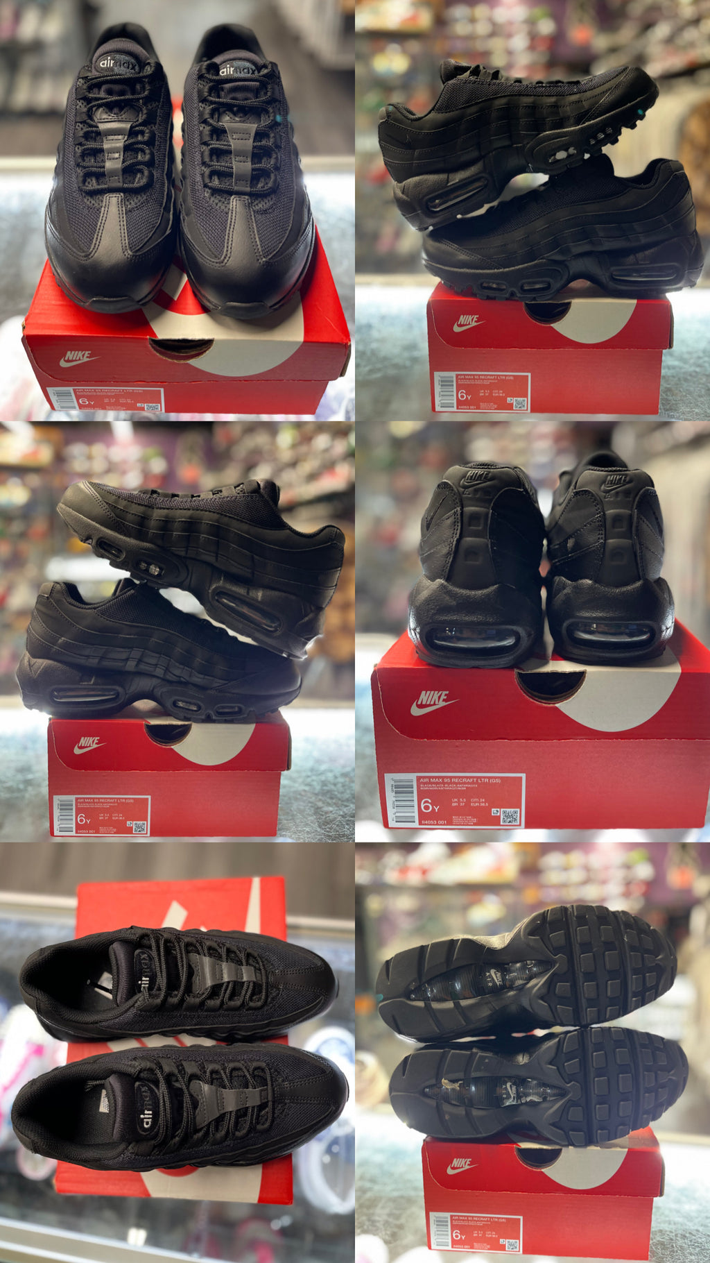 2020 Nike Air Max 95 Recraft "Black Anthracite" (GS)