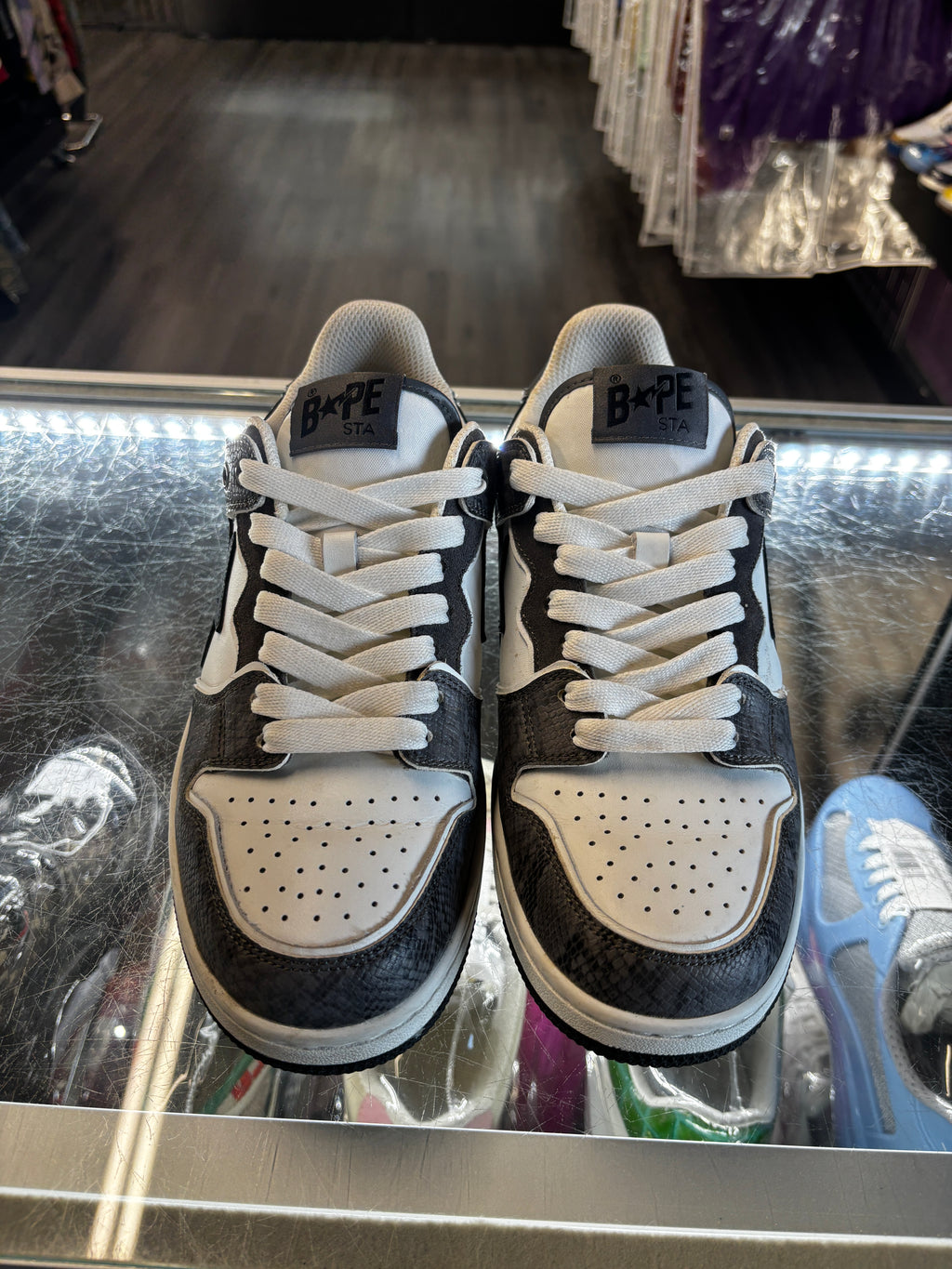 Bapesta Sk8 Sneaker "Grey/White"