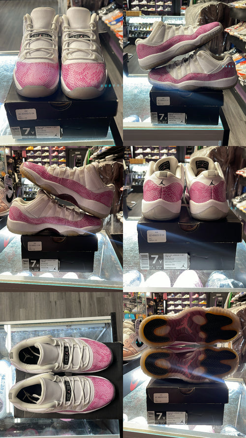 2013 Air Jordan Retro 11 Low "Pink Snakeskin" (GS)