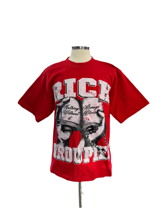 Rich Groupies Tee “Red”