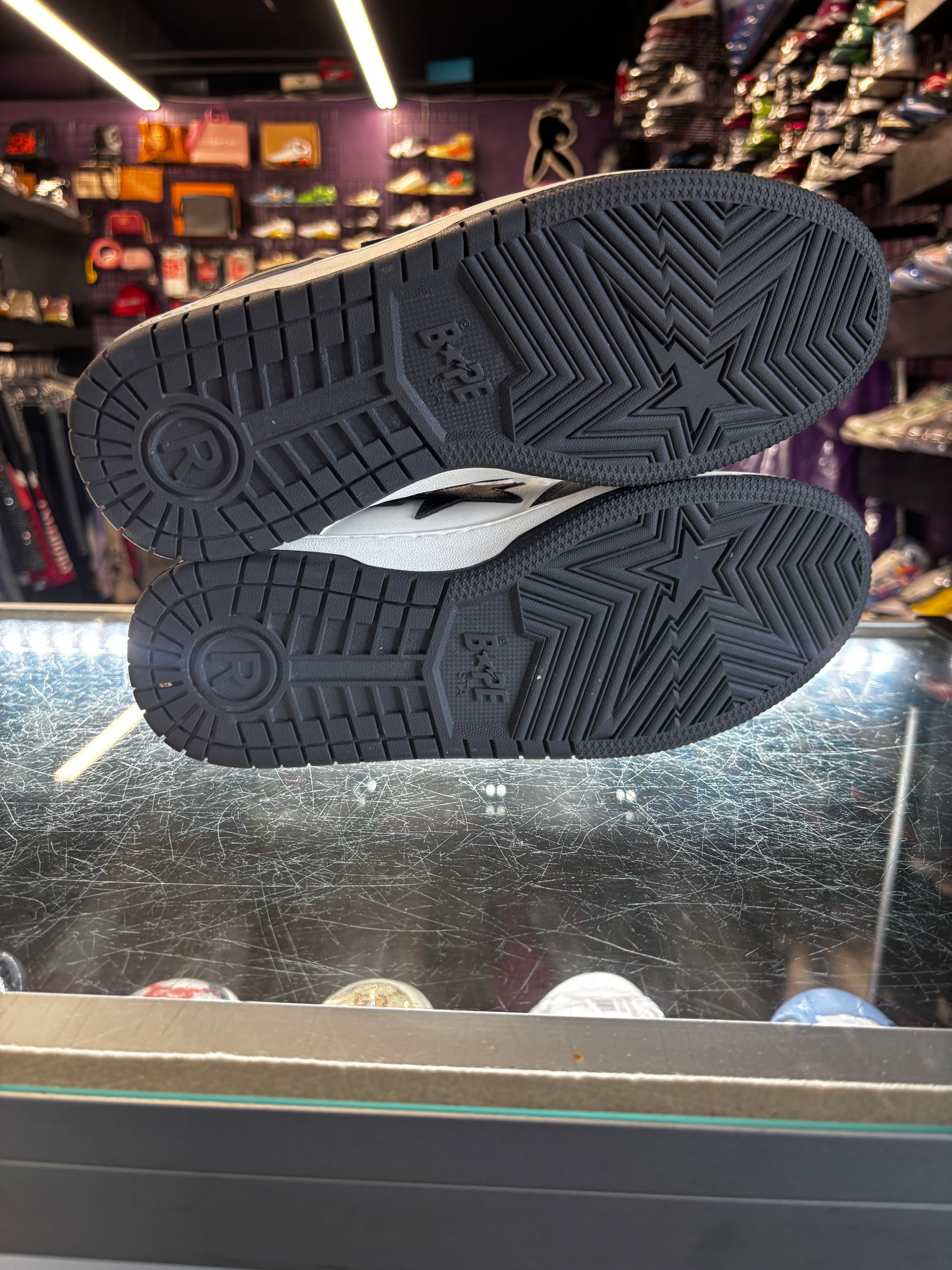 Bapesta Sk8 Sneaker "Grey/White"