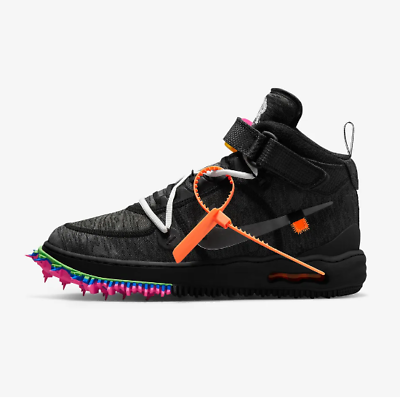 2022 Nike AF1 Mid "Off-White Black"