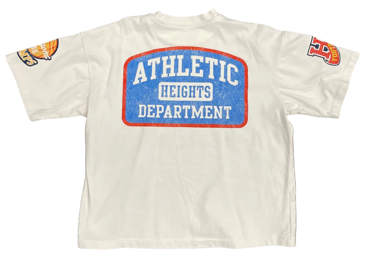 Heights District Varsity Tee "White Athletic Theme"