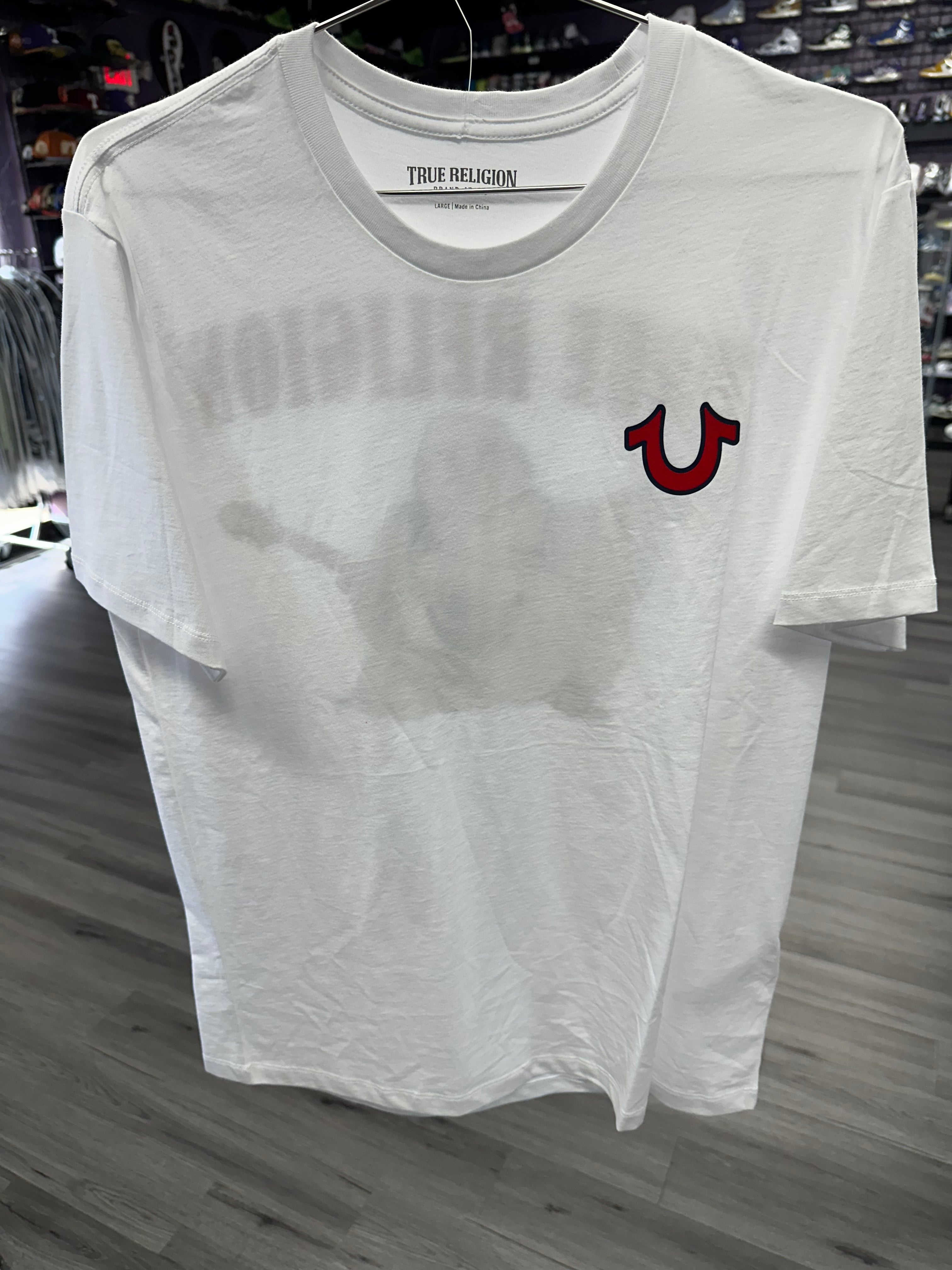 True Religion Tee "Buddha White”