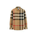 Burberry Check Button Down "Beige"
