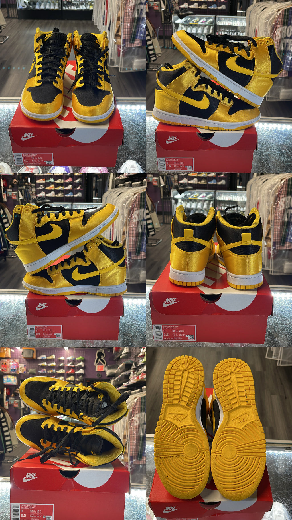 2023 Nike Dunk High "Satin Goldenrod" (W)
