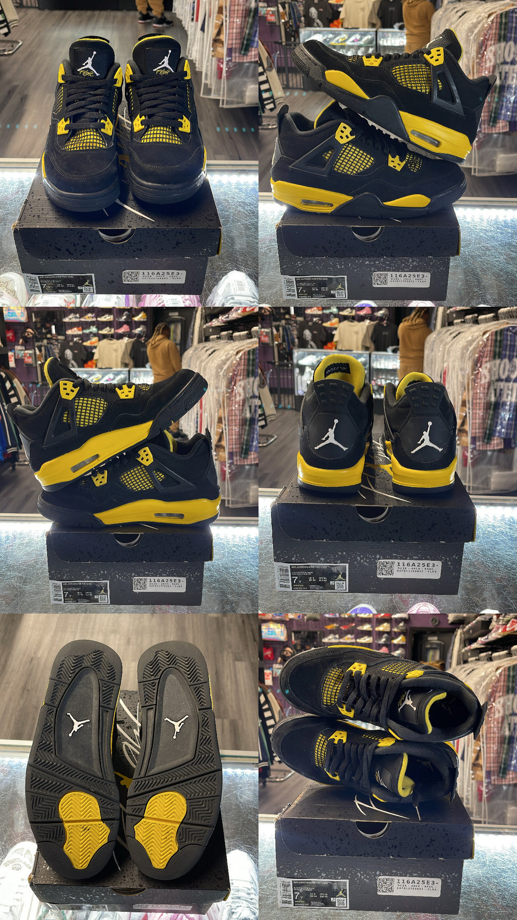 2023 Air Jordan Retro 4 "Thunder" (GS)