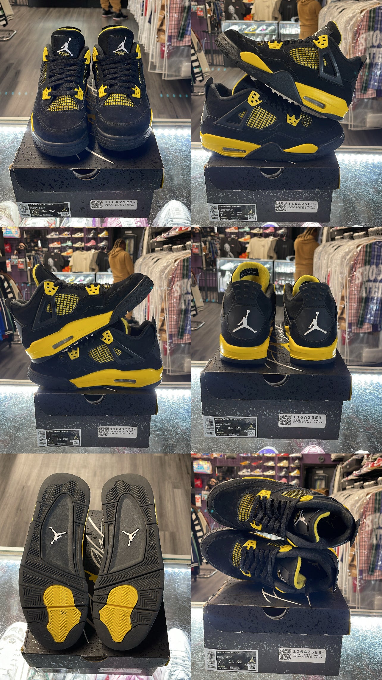 2023 Air Jordan Retro 4 "Thunder" (GS)