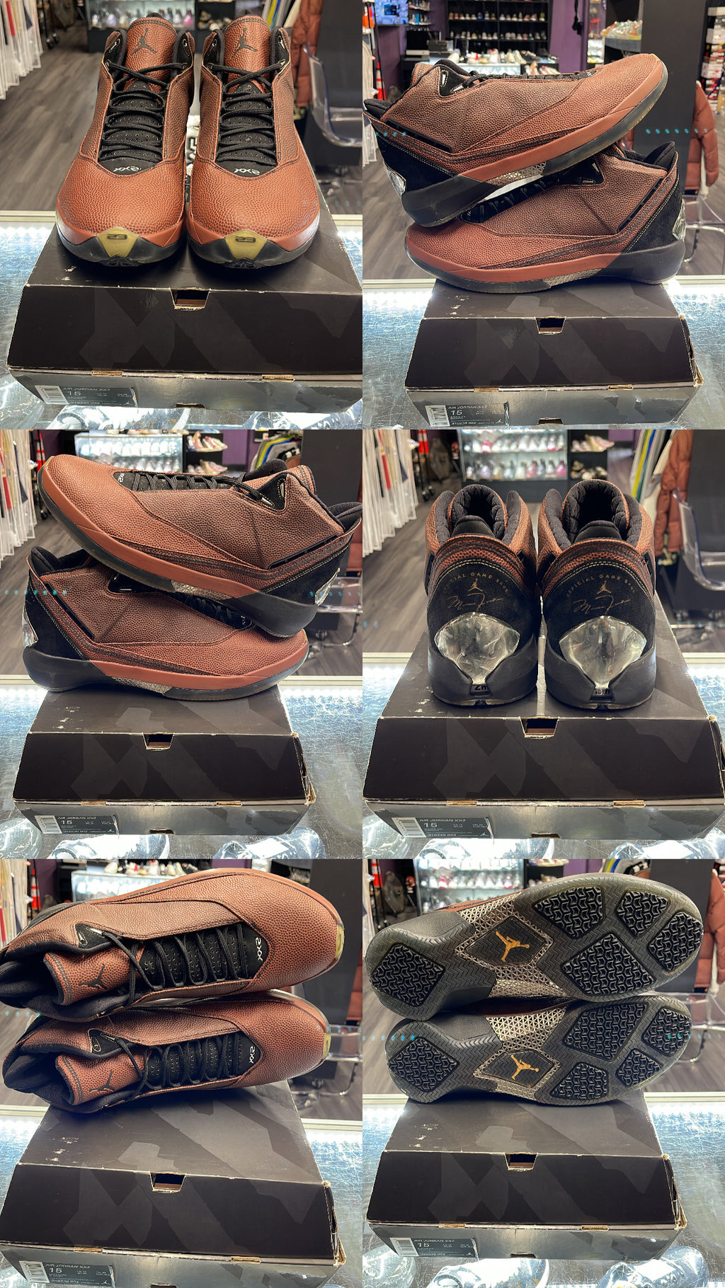 2007 Air Jordan Retro 22 OG "Basketball Leather"