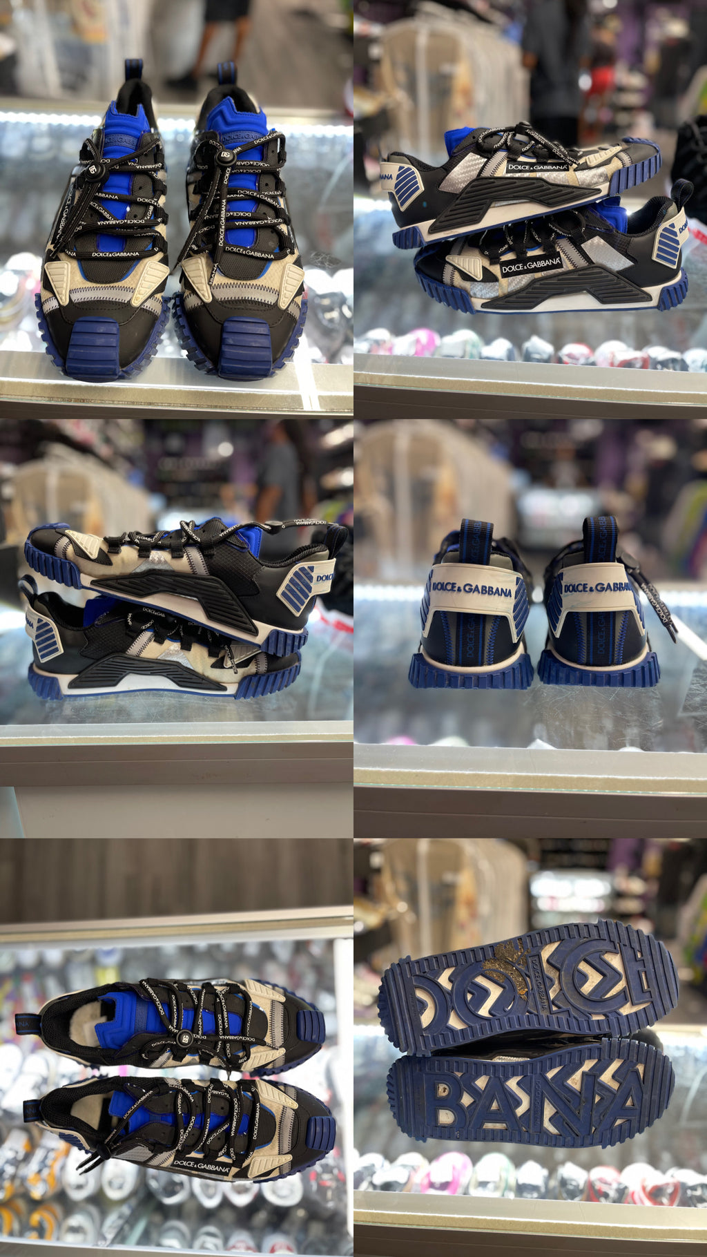 Dolce & Gabbana NS1 Sneaker "Blue/Grey/Black"