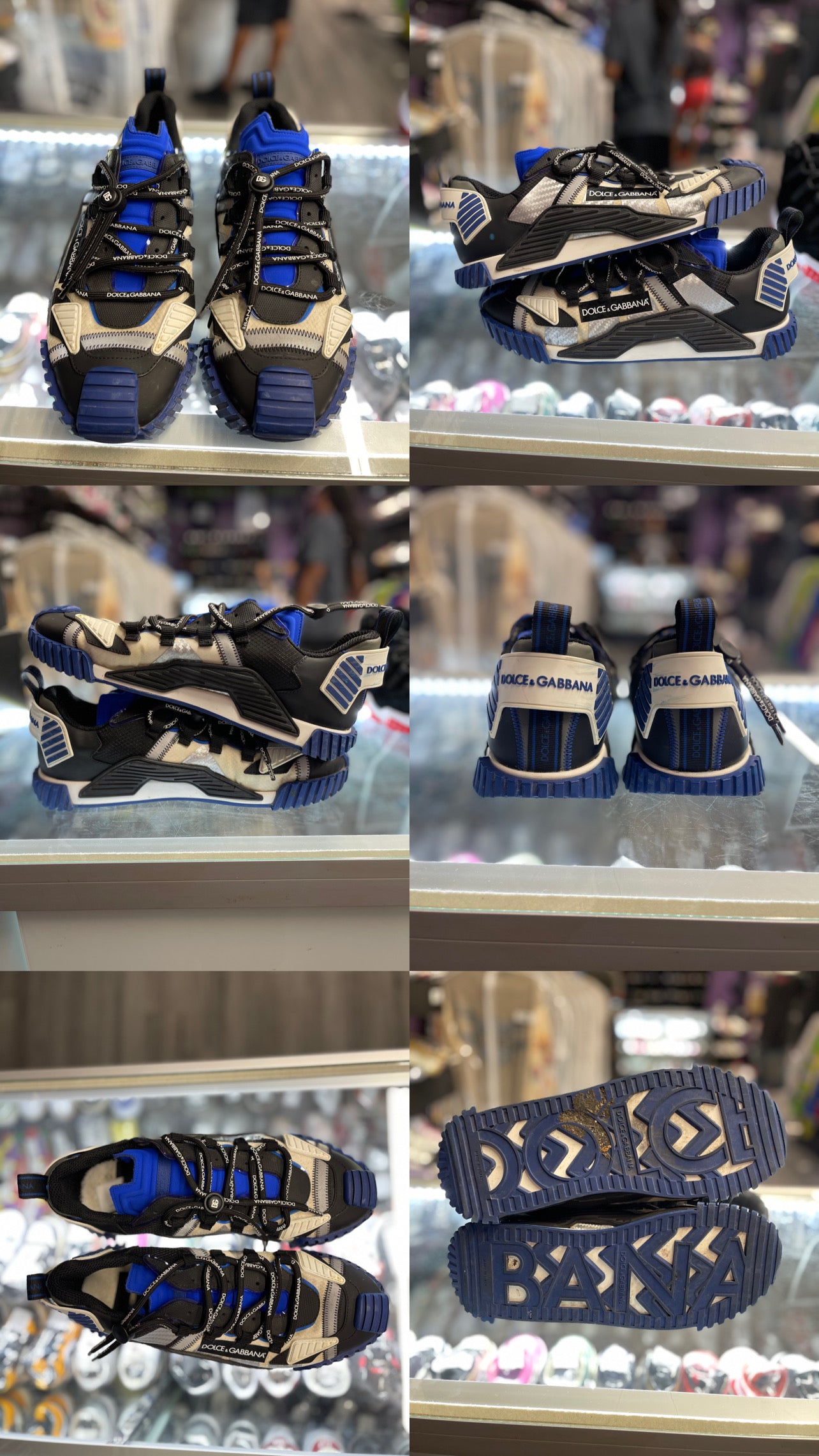 Dolce & Gabbana NS1 Sneaker "Blue/Grey/Black"