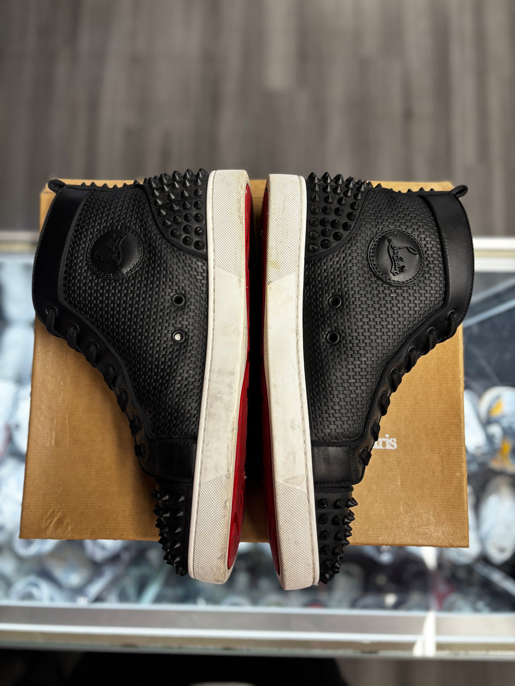 Christian Louboutin Spike High "Black"
