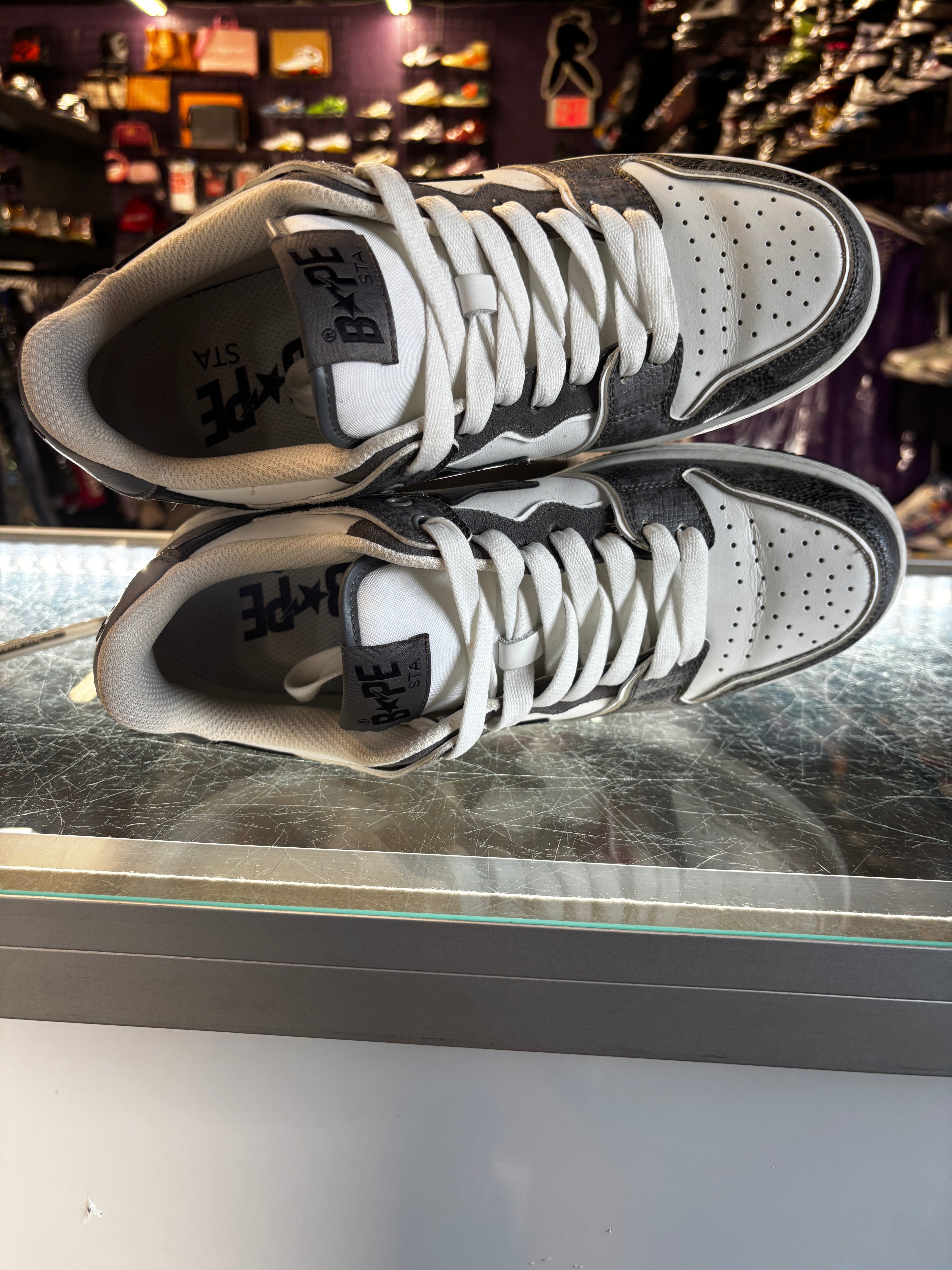 Bapesta Sk8 Sneaker "Grey/White"