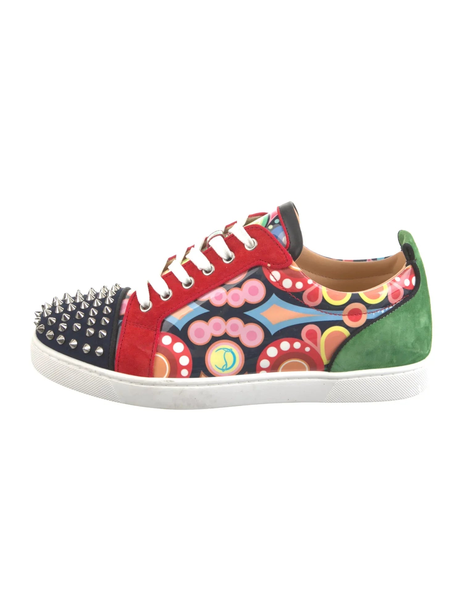 Christian Louboutin Low Spike "Red Multi"