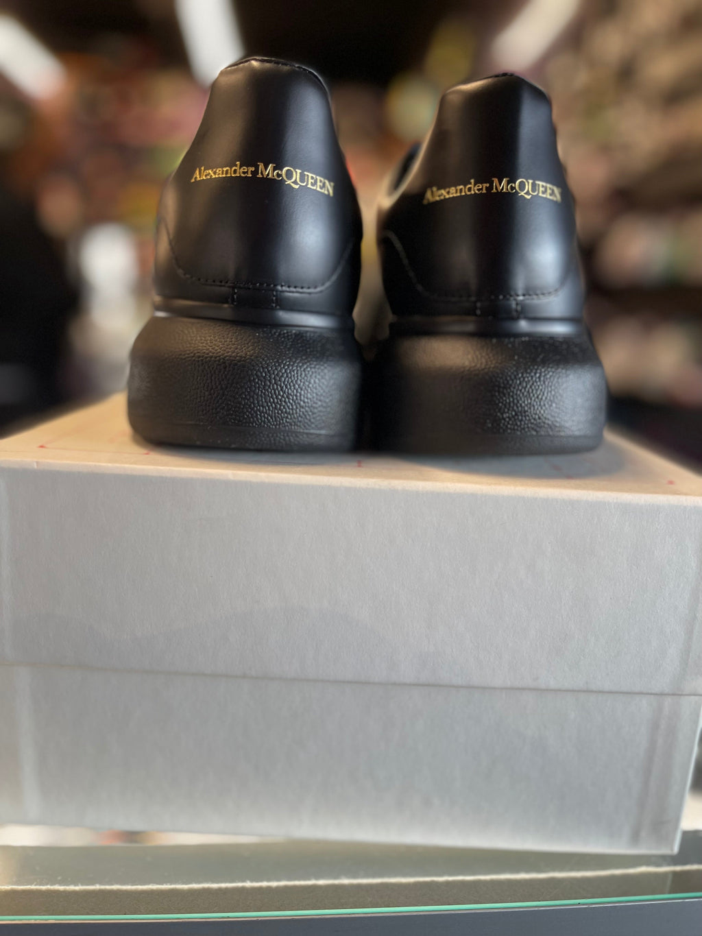 Alexander Mcqueen Oversized Sneaker "Triple Black"