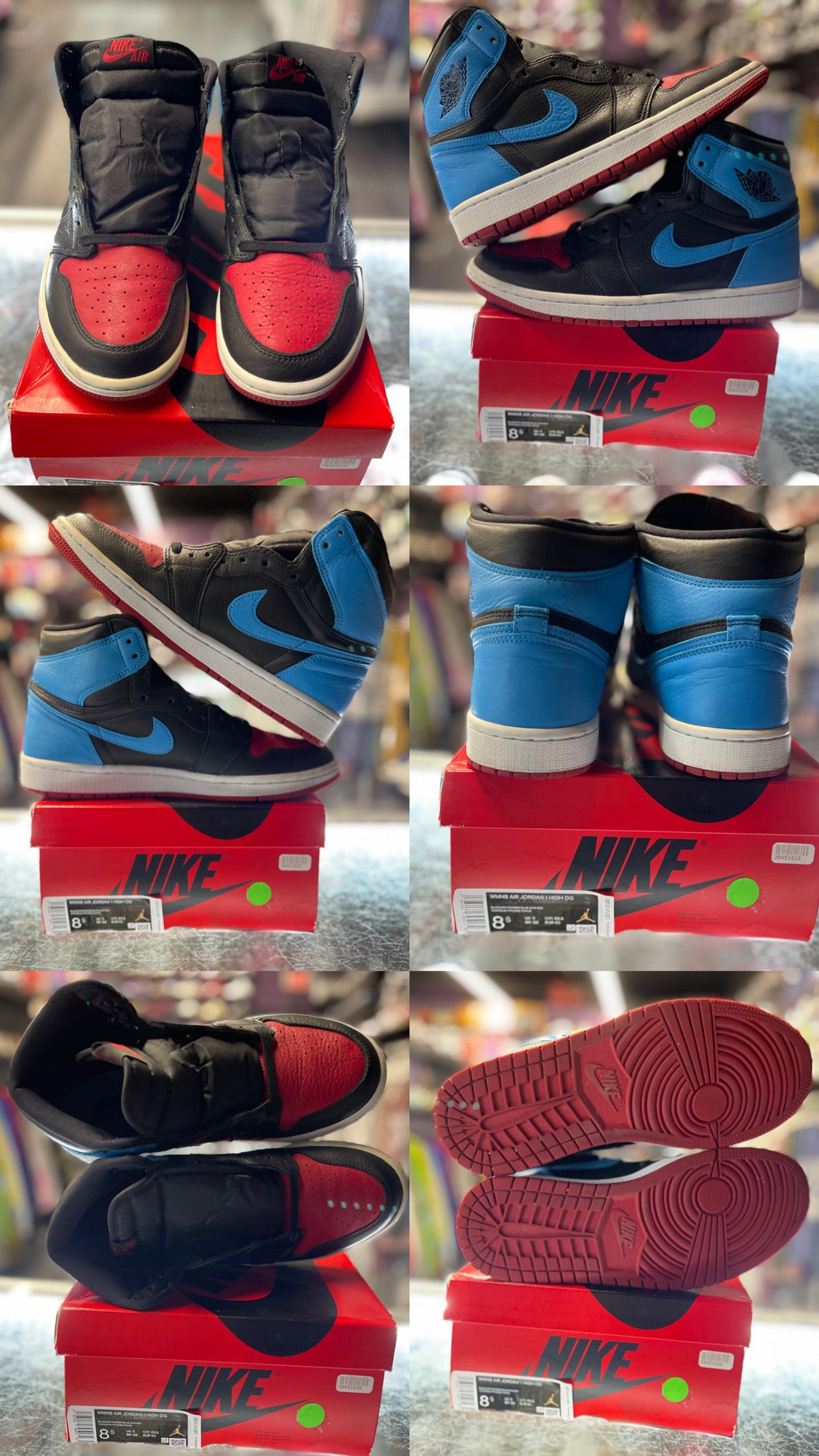 2020 Air Jordan Retro 1 High "NC to Chi Leather" (W)