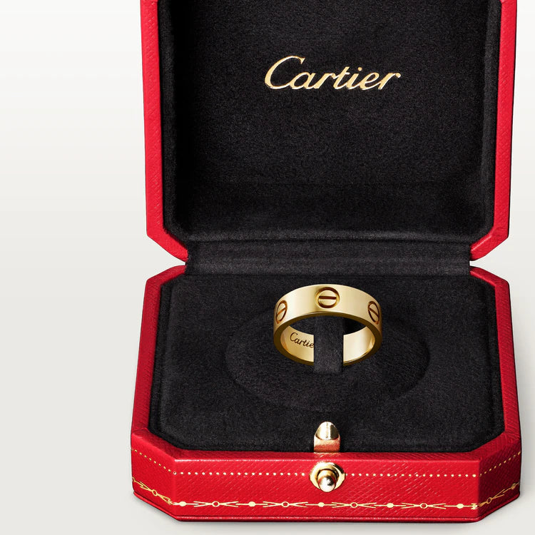 Cartier Love Ring Classic Model 18K Yellow Gold