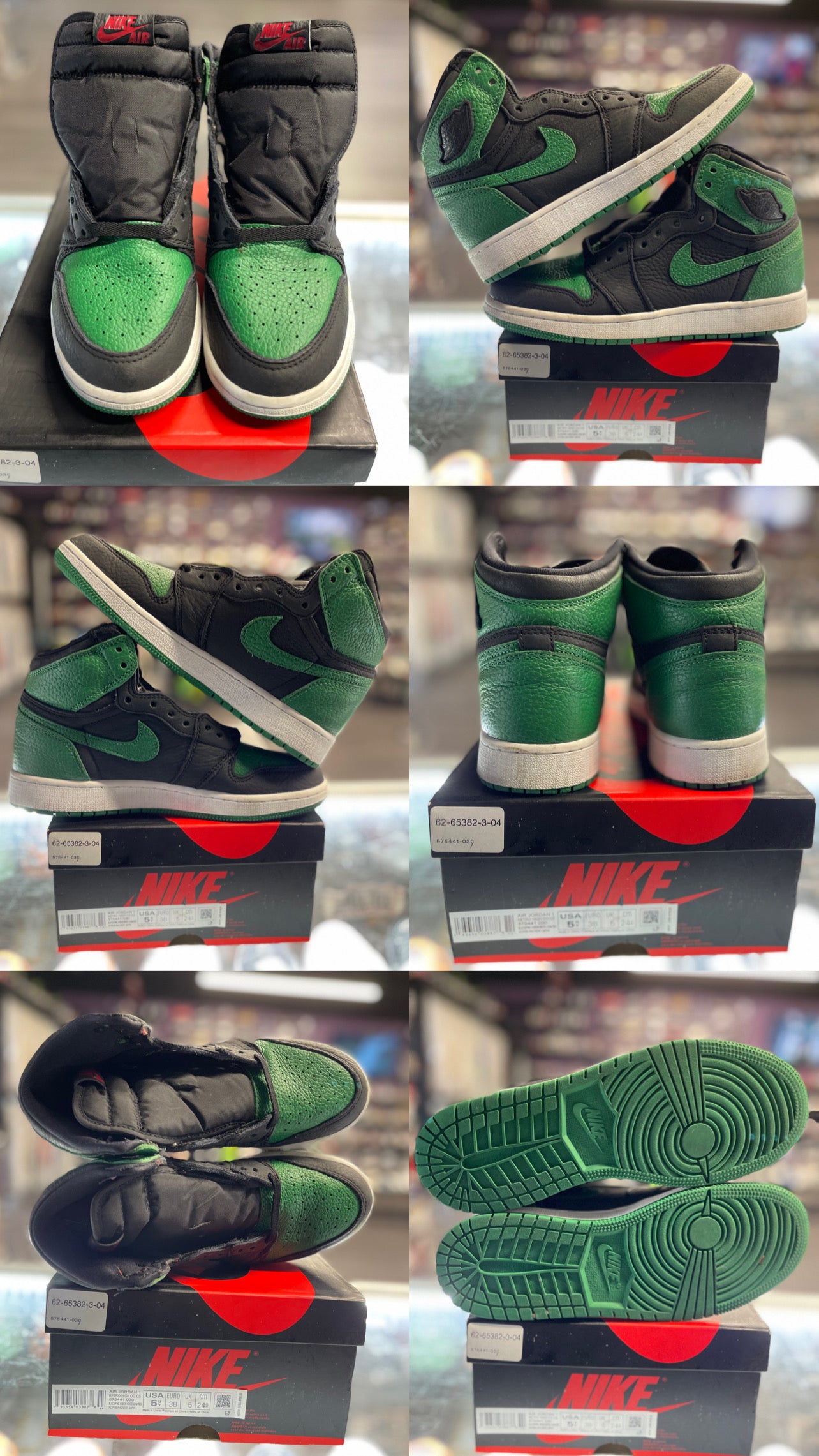 2020 Air Jordan Retro 1 "Pine Green Black" (GS)
