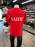 Amiri Tee MA Logo "Red White"