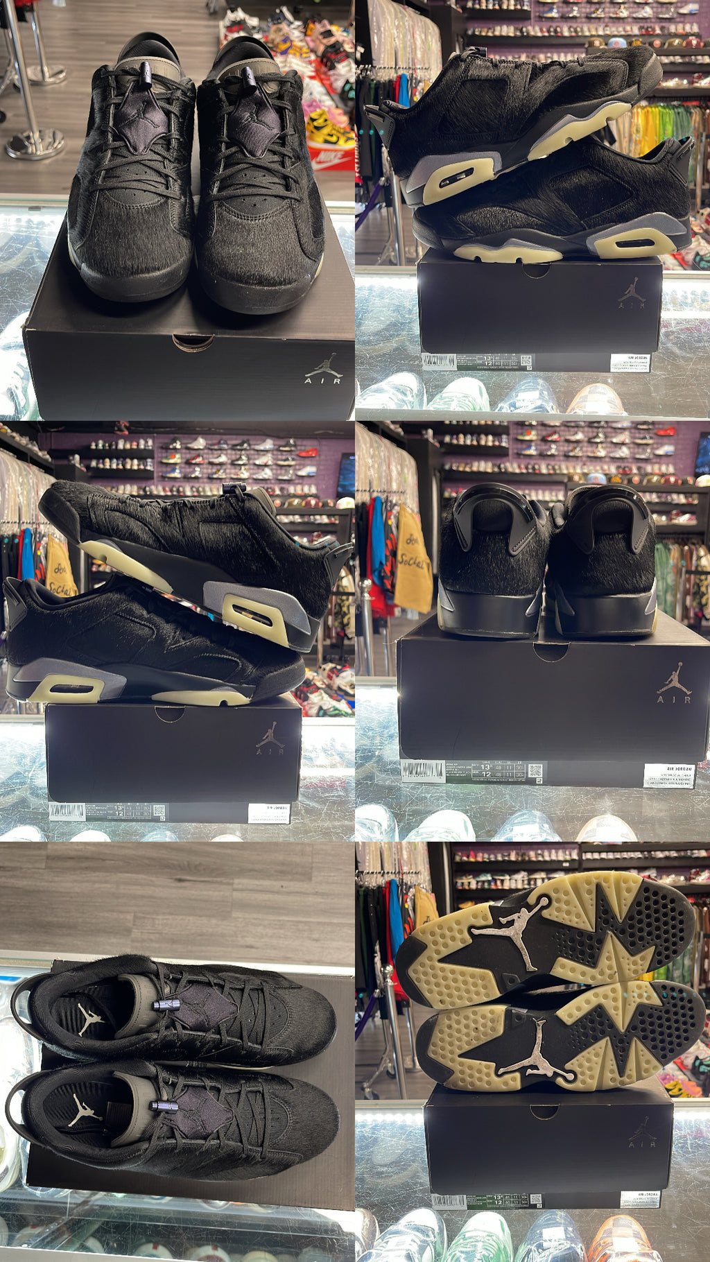 2026 Air Jordan Retro 6 Low "Blackout" (W)