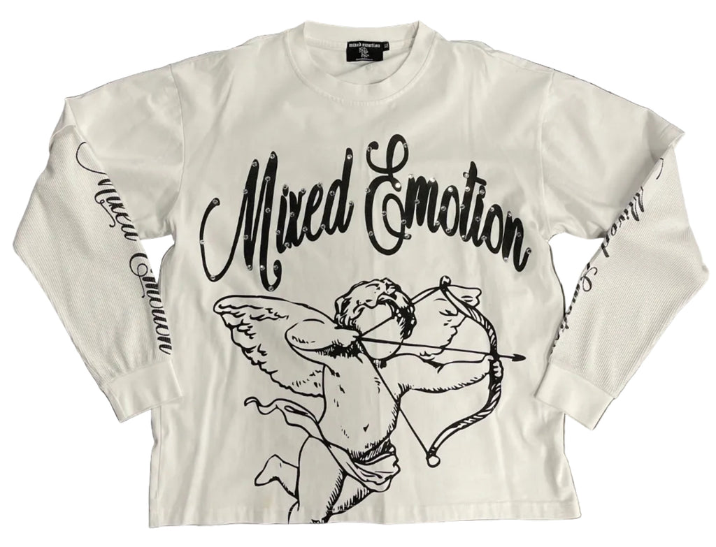 Mixed Emotions Tee L/S "Cupid White"