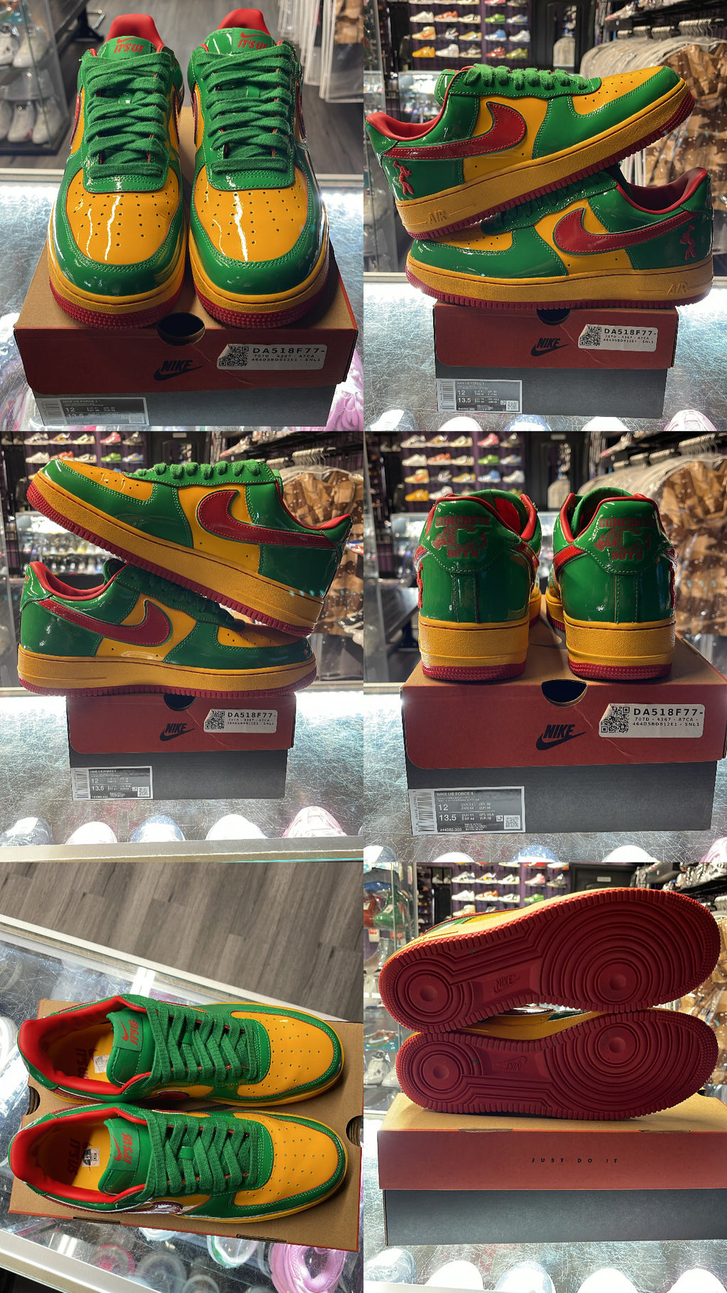 2025 Nike Air Force 1 Low "Lil Yatchy Concrete Cowboys Lucky Green"