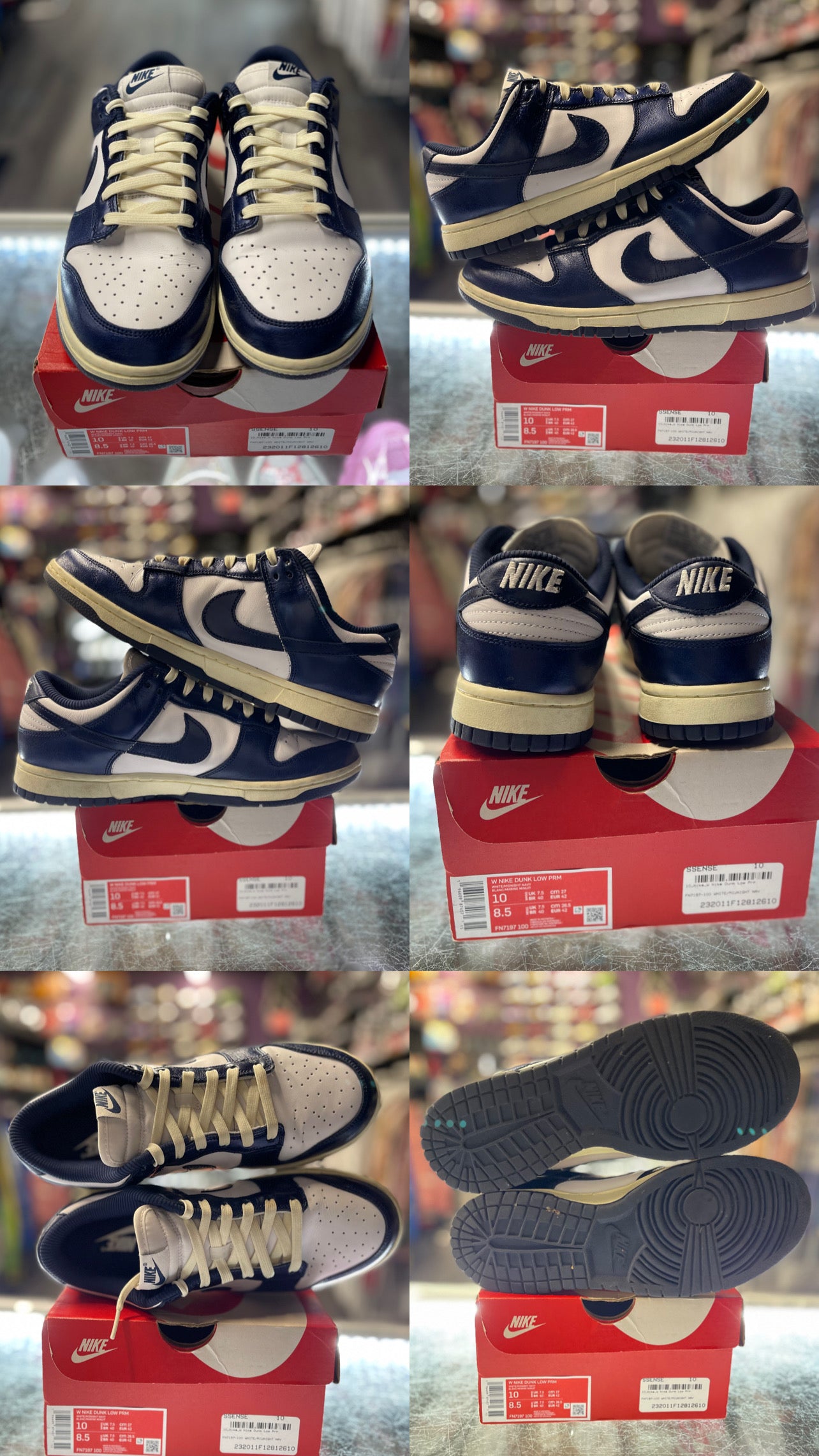 2023 Nike Dunk Low PRM "Vintage Navy" (W)