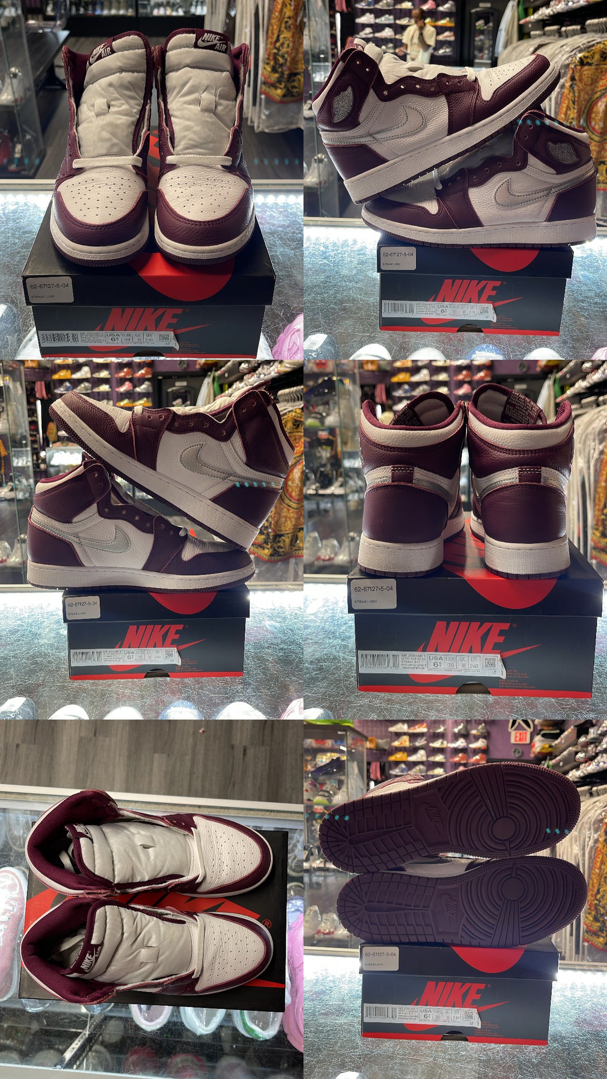 2021 Air Jordan Retro 1 "Bordeaux" (GS)