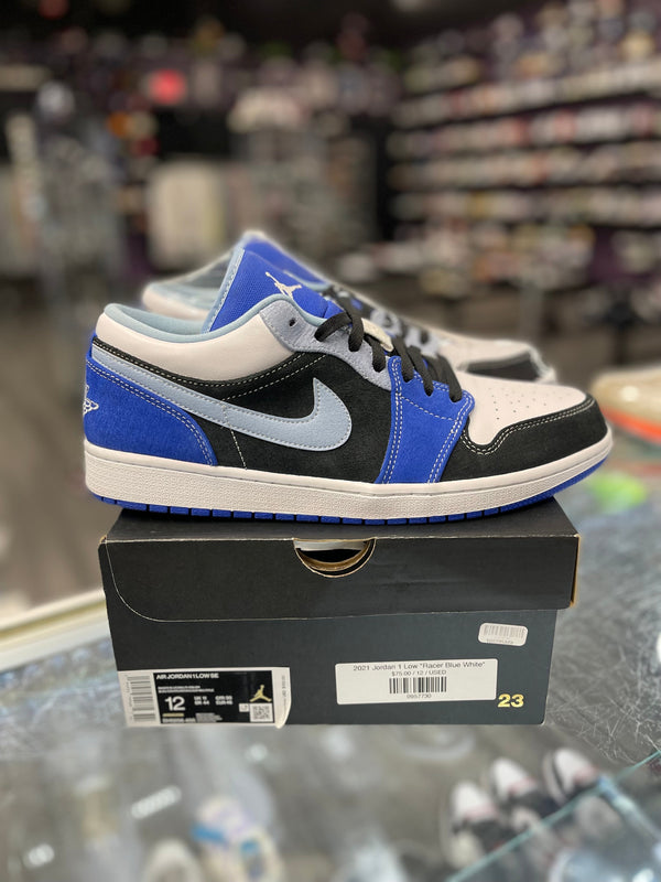 2021 Jordan 1 Low "Racer Blue White"